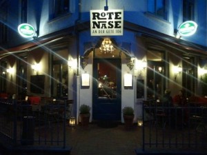 Rote Nase in den Abendstunden